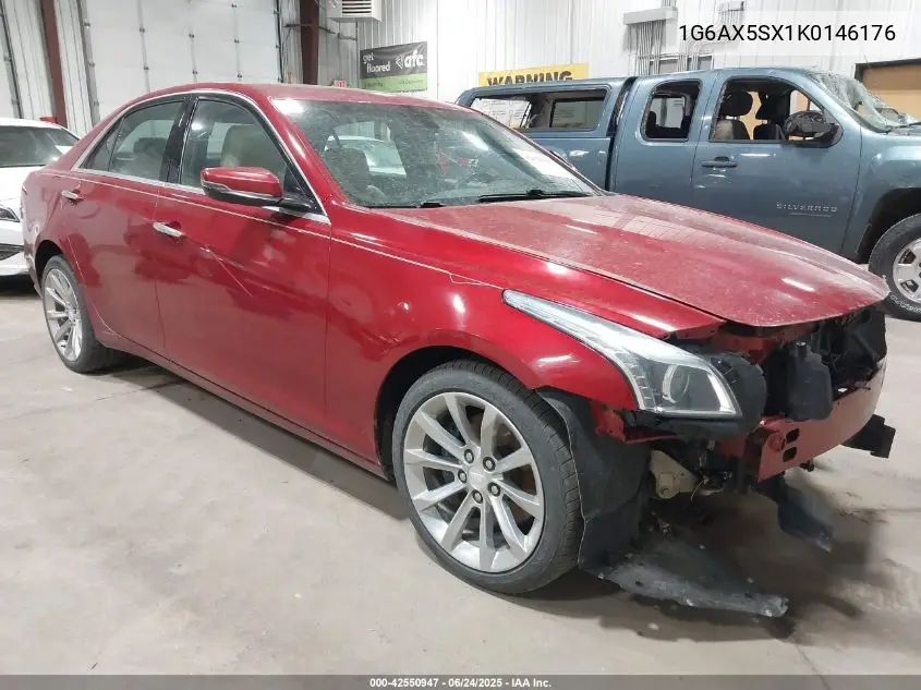 2019 Cadillac Cts Luxury VIN: 1G6AX5SX1K0146176 Lot: 42550947