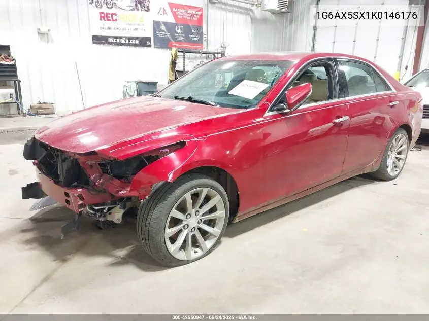 2019 Cadillac Cts Luxury VIN: 1G6AX5SX1K0146176 Lot: 42550947