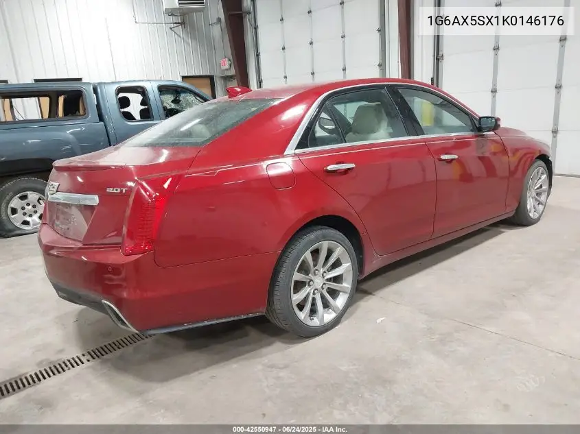 2019 Cadillac Cts Luxury VIN: 1G6AX5SX1K0146176 Lot: 42550947