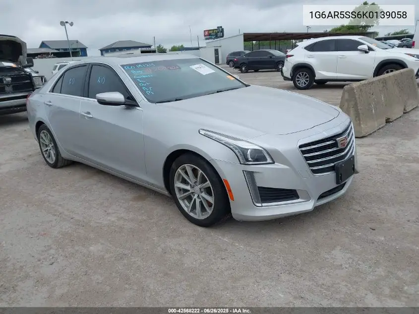 2019 Cadillac Cts Luxury VIN: 1G6AR5SS6K0139058 Lot: 42568222