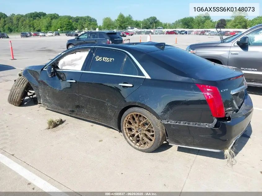 2019 Cadillac Cts Luxury VIN: 1G6AX5SS6K0148073 Lot: 42585537