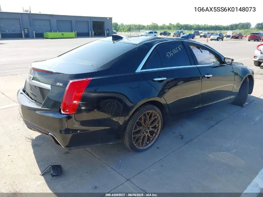 2019 Cadillac Cts Luxury VIN: 1G6AX5SS6K0148073 Lot: 42585537