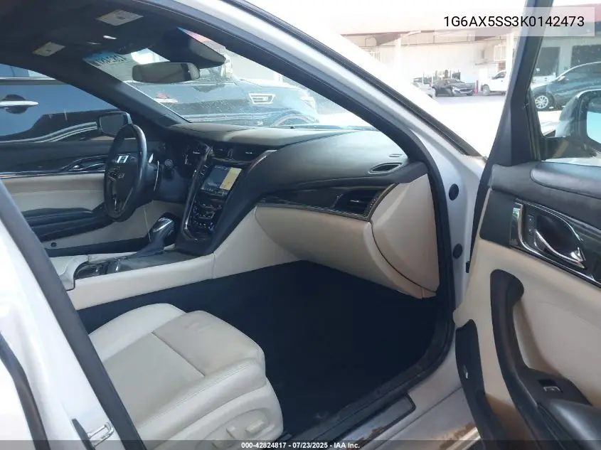 2019 Cadillac Cts Luxury VIN: 1G6AX5SS3K0142473 Lot: 42824817