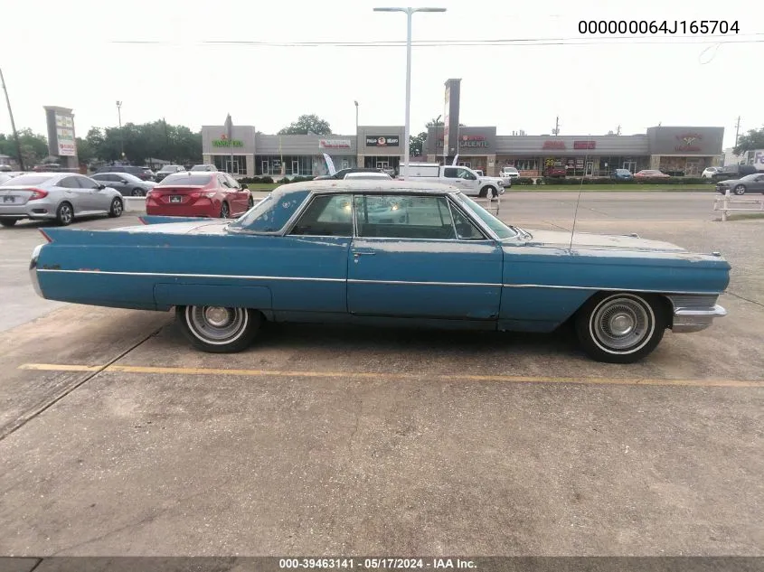 1964 Cadillac Deville VIN: 000000064J165704 Lot: 39463141