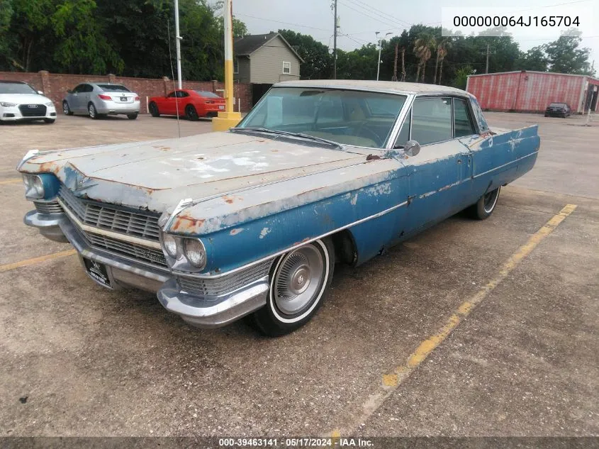 1964 Cadillac Deville VIN: 000000064J165704 Lot: 39463141