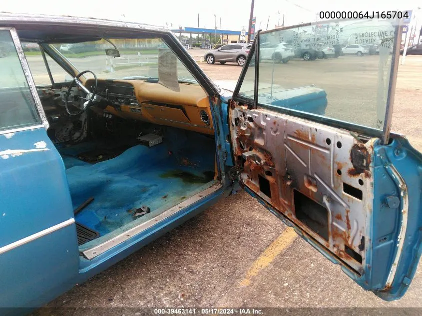 1964 Cadillac Deville VIN: 000000064J165704 Lot: 39463141