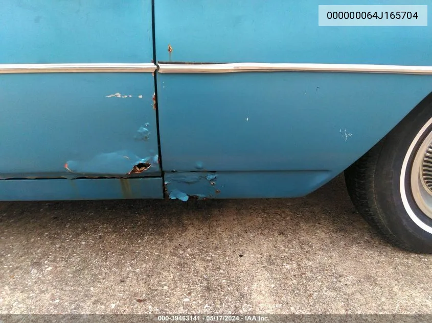 1964 Cadillac Deville VIN: 000000064J165704 Lot: 39463141