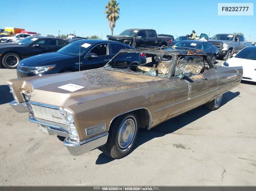 1968 Cadillac Deville VIN: F8232777 Lot: 42355179
