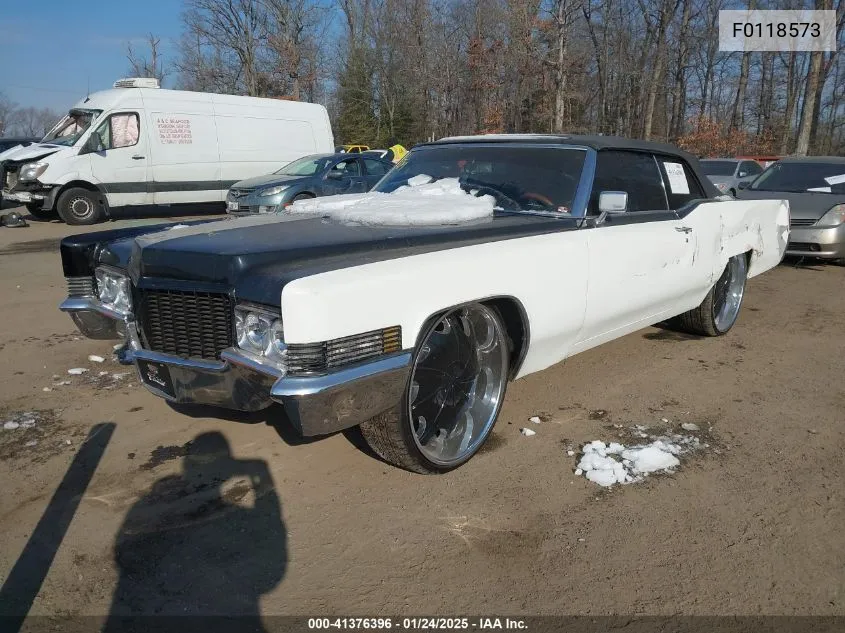 1970 Cadillac Deville VIN: F0118573 Lot: 41376396