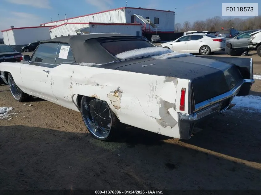 1970 Cadillac Deville VIN: F0118573 Lot: 41376396