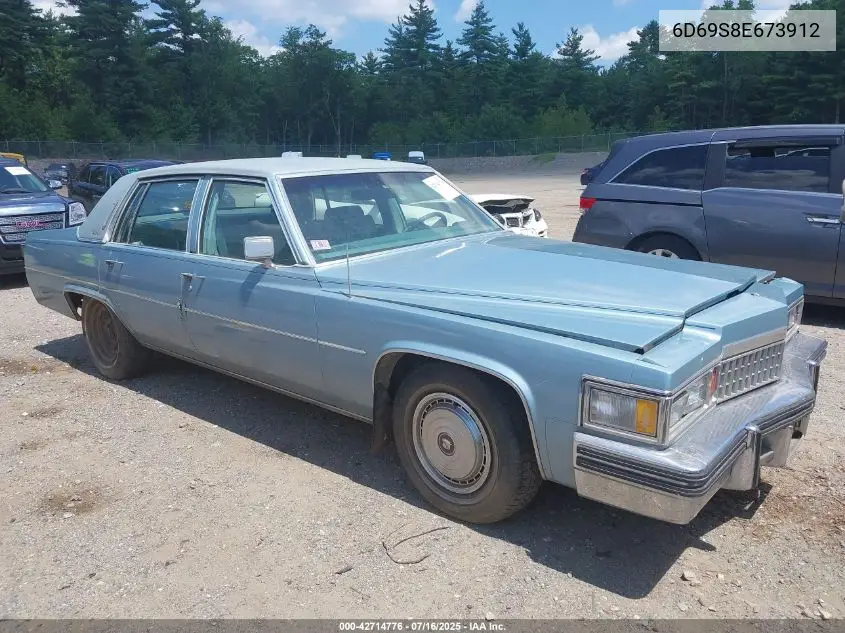 1978 Cadillac Deville VIN: 6D69S8E673912 Lot: 42714776