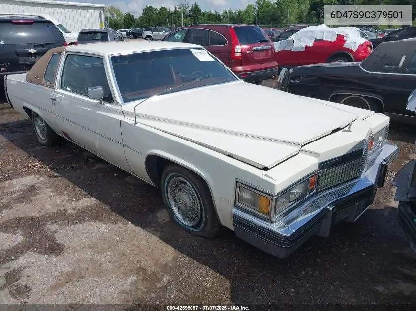 1979 Cadillac Coupe Deville VIN: 6D47S9C379501 Lot: 42595057