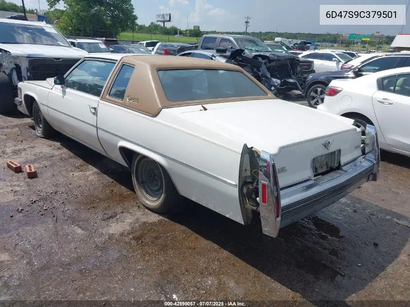 1979 Cadillac Coupe Deville VIN: 6D47S9C379501 Lot: 42595057