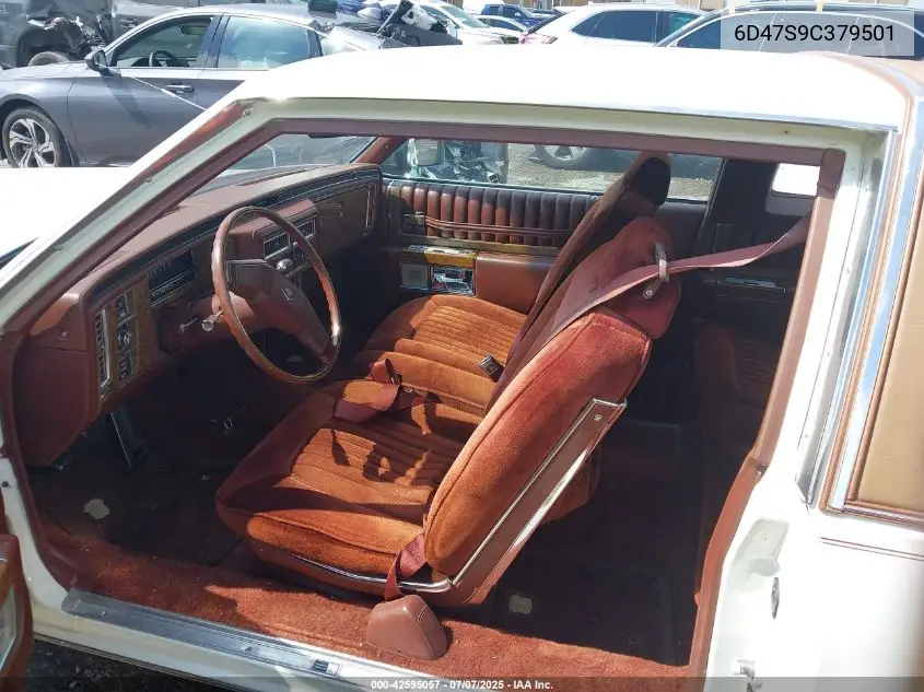 1979 Cadillac Coupe Deville VIN: 6D47S9C379501 Lot: 42595057