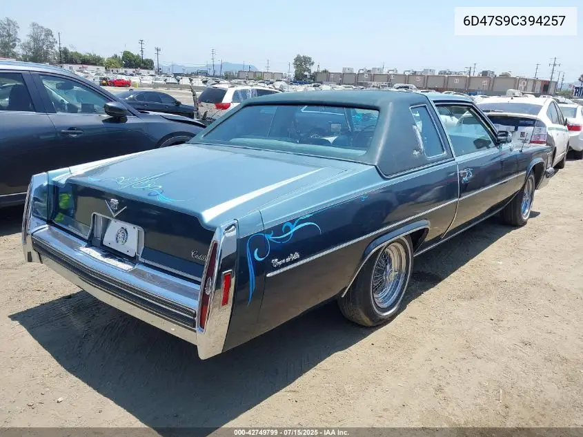 1979 Cadillac Deville VIN: 6D47S9C394257 Lot: 42749799