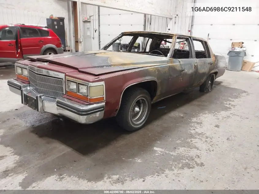 1982 Cadillac Deville VIN: 1G6AD6986C9211548 Lot: 42398780