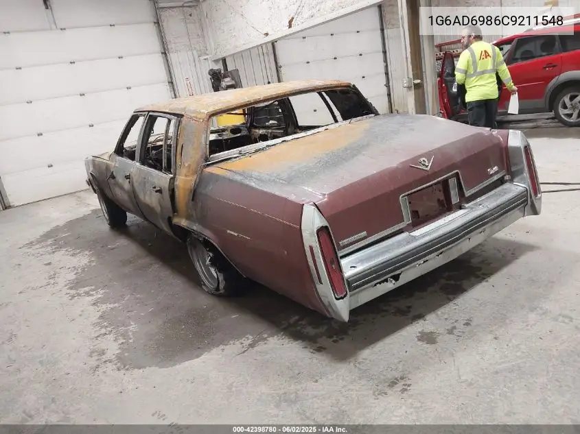1982 Cadillac Deville VIN: 1G6AD6986C9211548 Lot: 42398780