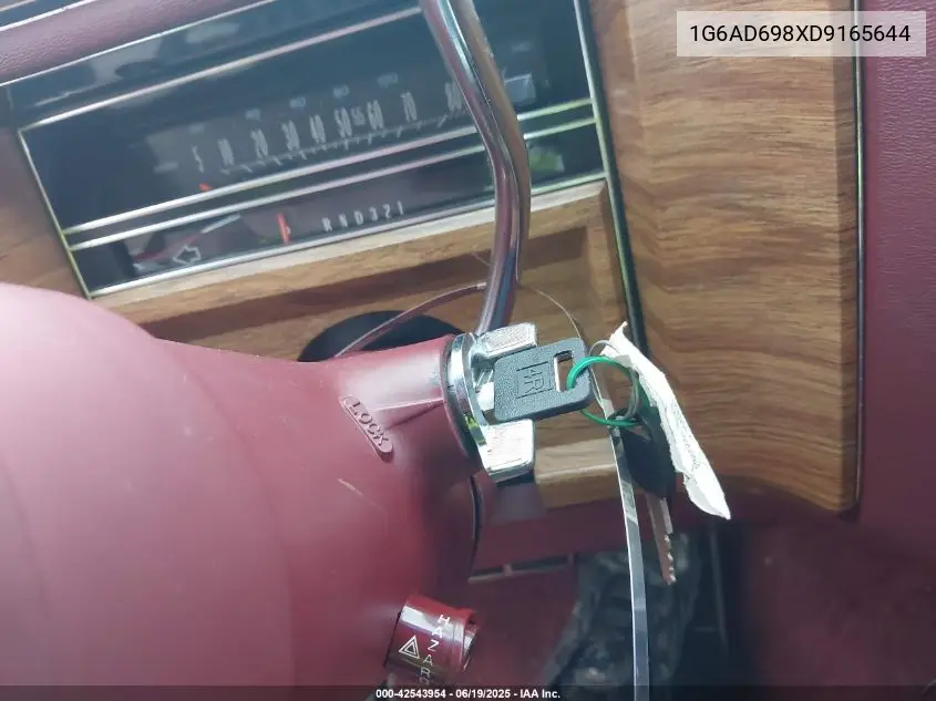 1983 Cadillac Deville VIN: 1G6AD698XD9165644 Lot: 42543954
