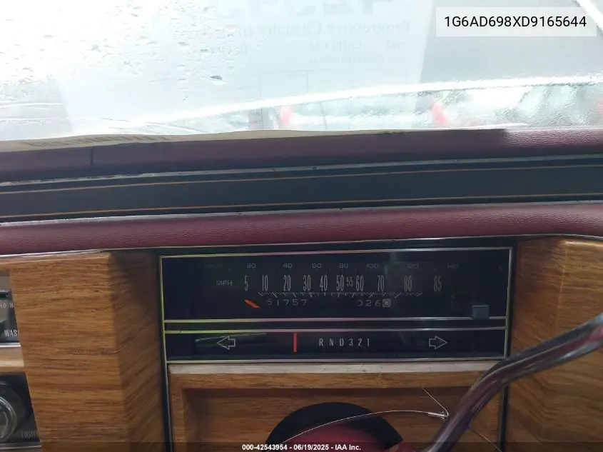 1983 Cadillac Deville VIN: 1G6AD698XD9165644 Lot: 42543954