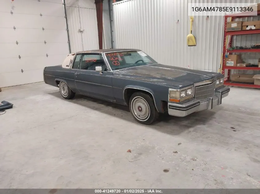 1984 Cadillac Deville VIN: 1G6AM4785E9113346 Lot: 41249720