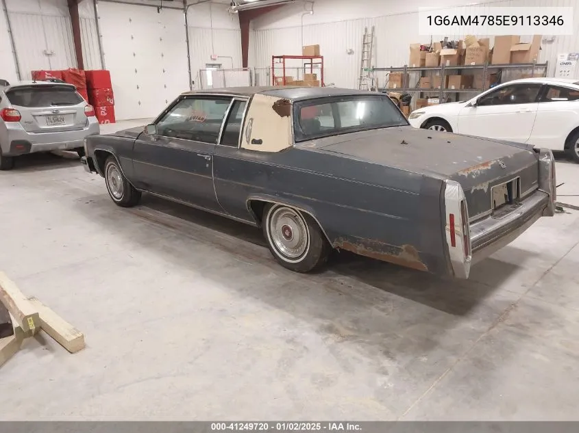 1984 Cadillac Deville VIN: 1G6AM4785E9113346 Lot: 41249720