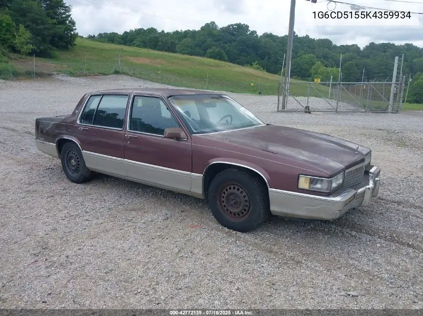 1989 Cadillac Deville VIN: 1G6CD5155K4359934 Lot: 42772139