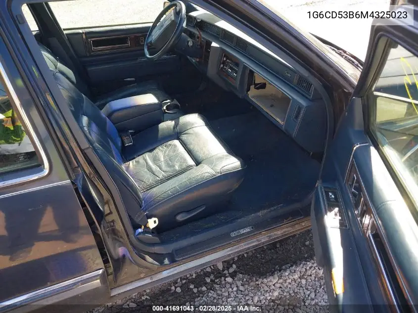 1991 Cadillac Deville VIN: 1G6CD53B6M4325023 Lot: 41691043