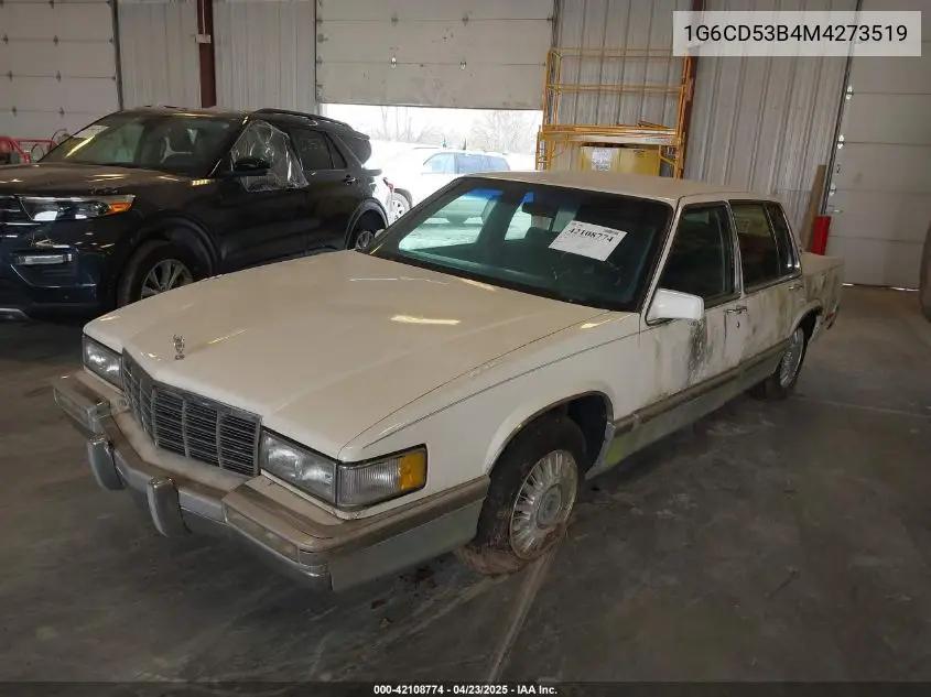 1991 Cadillac Deville VIN: 1G6CD53B4M4273519 Lot: 42108774