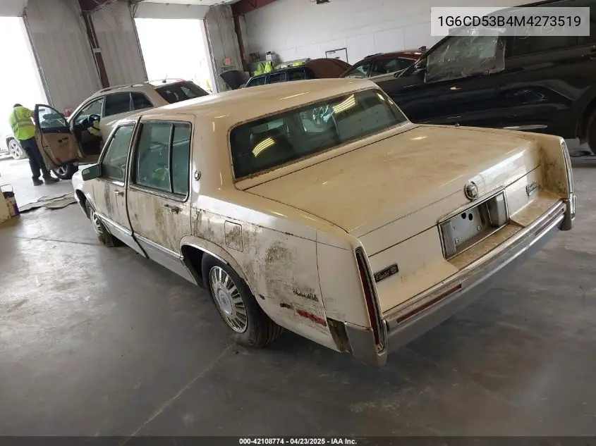 1991 Cadillac Deville VIN: 1G6CD53B4M4273519 Lot: 42108774