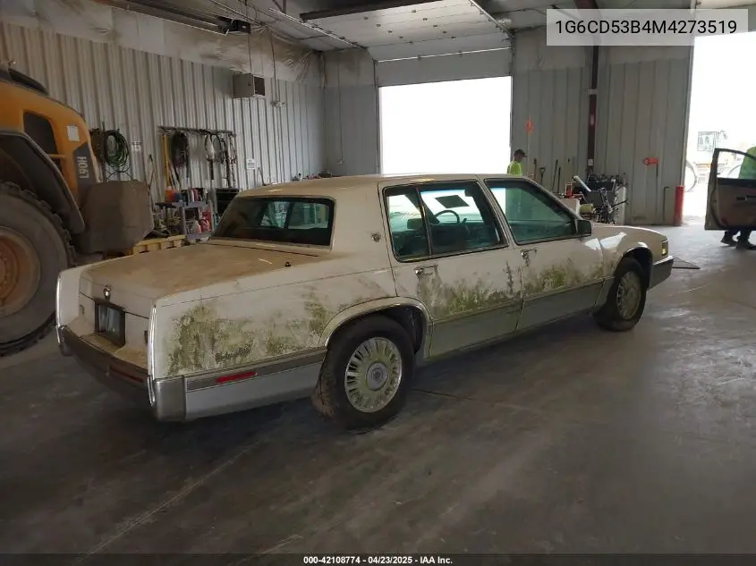1991 Cadillac Deville VIN: 1G6CD53B4M4273519 Lot: 42108774