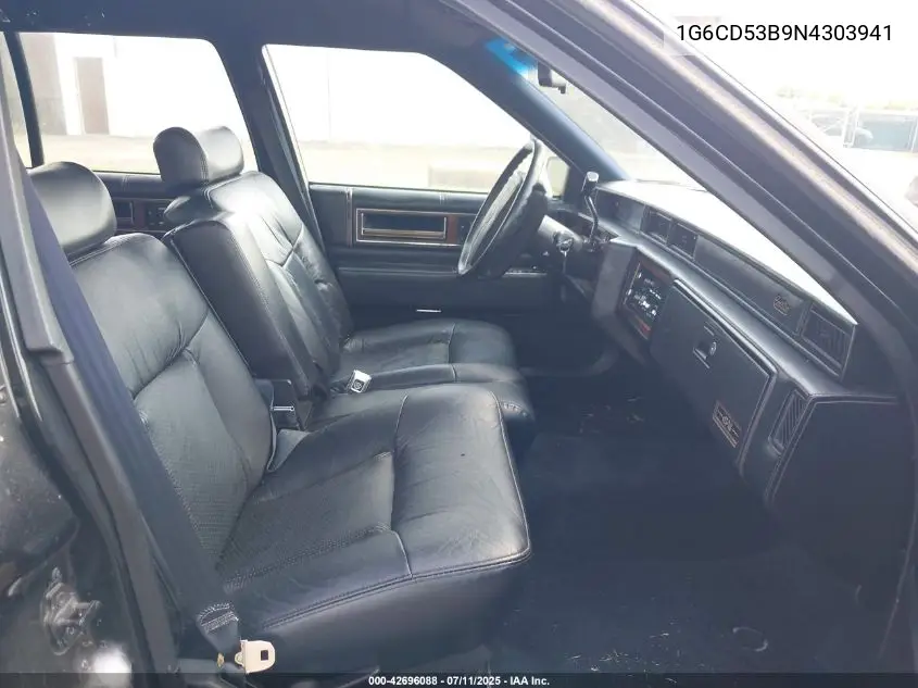 1992 Cadillac Deville VIN: 1G6CD53B9N4303941 Lot: 42696088