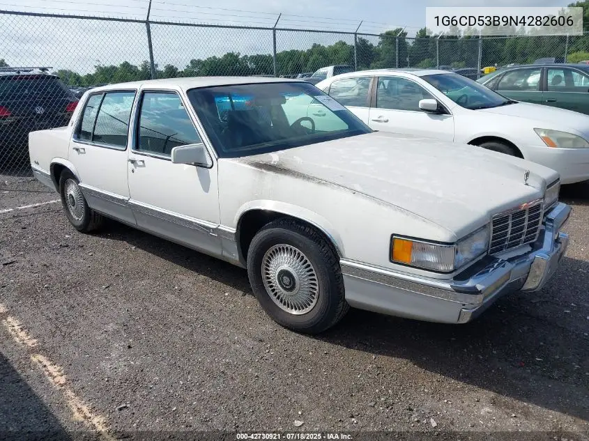 1992 Cadillac Deville VIN: 1G6CD53B9N4282606 Lot: 42730921