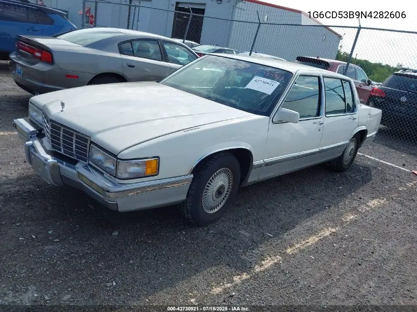 1992 Cadillac Deville VIN: 1G6CD53B9N4282606 Lot: 42730921