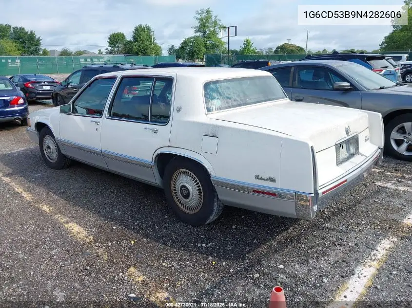 1992 Cadillac Deville VIN: 1G6CD53B9N4282606 Lot: 42730921