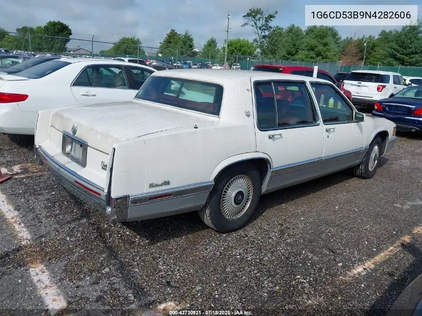 1992 Cadillac Deville VIN: 1G6CD53B9N4282606 Lot: 42730921