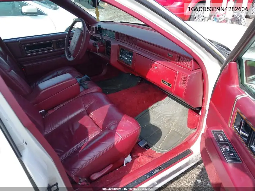 1992 Cadillac Deville VIN: 1G6CD53B9N4282606 Lot: 42730921