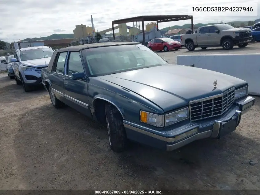 1993 Cadillac Deville VIN: 1G6CD53B2P4237946 Lot: 41657009