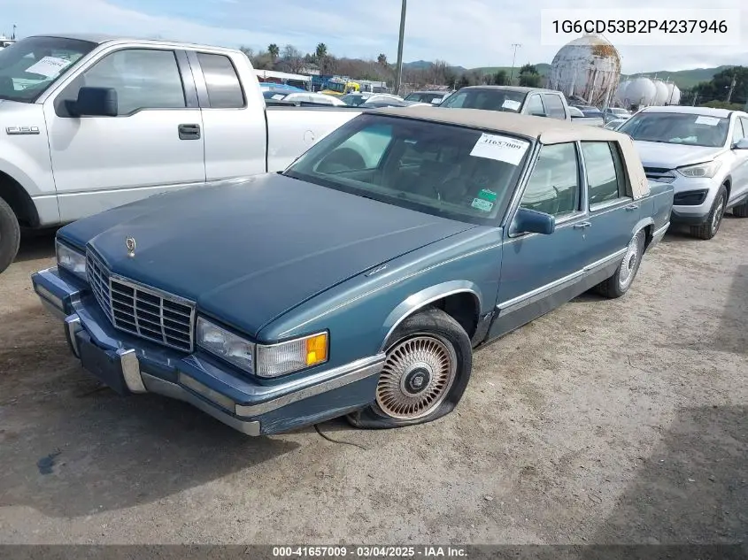 1993 Cadillac Deville VIN: 1G6CD53B2P4237946 Lot: 41657009