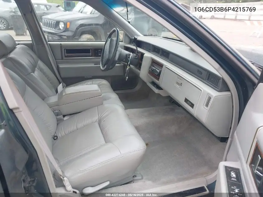 1993 Cadillac Deville VIN: 1G6CD53B6P4215769 Lot: 42274245