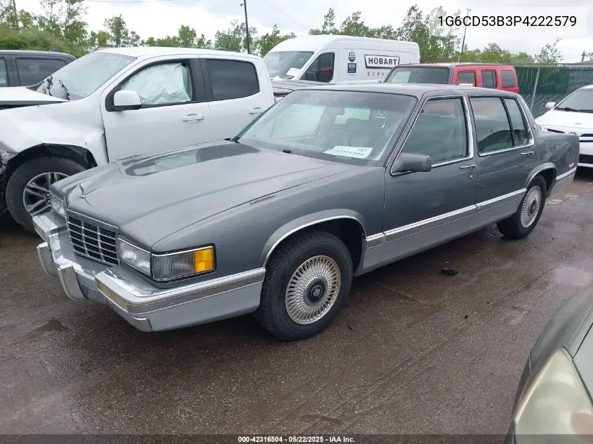 1993 Cadillac Deville VIN: 1G6CD53B3P4222579 Lot: 42316504