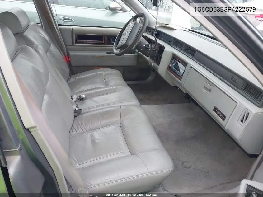 1993 Cadillac Deville VIN: 1G6CD53B3P4222579 Lot: 42316504