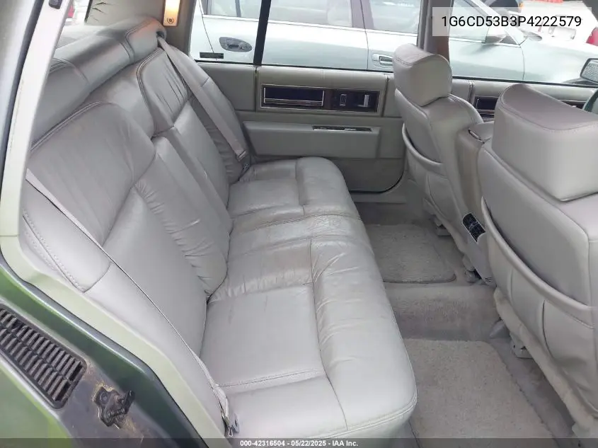 1993 Cadillac Deville VIN: 1G6CD53B3P4222579 Lot: 42316504