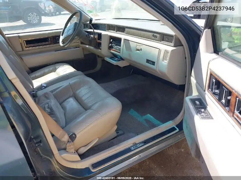 1993 Cadillac Deville VIN: 1G6CD53B2P4237946 Lot: 42453191