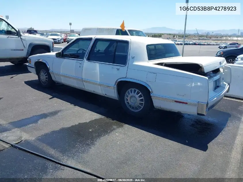 1993 Cadillac Deville VIN: 1G6CD53B8P4278923 Lot: 42589617