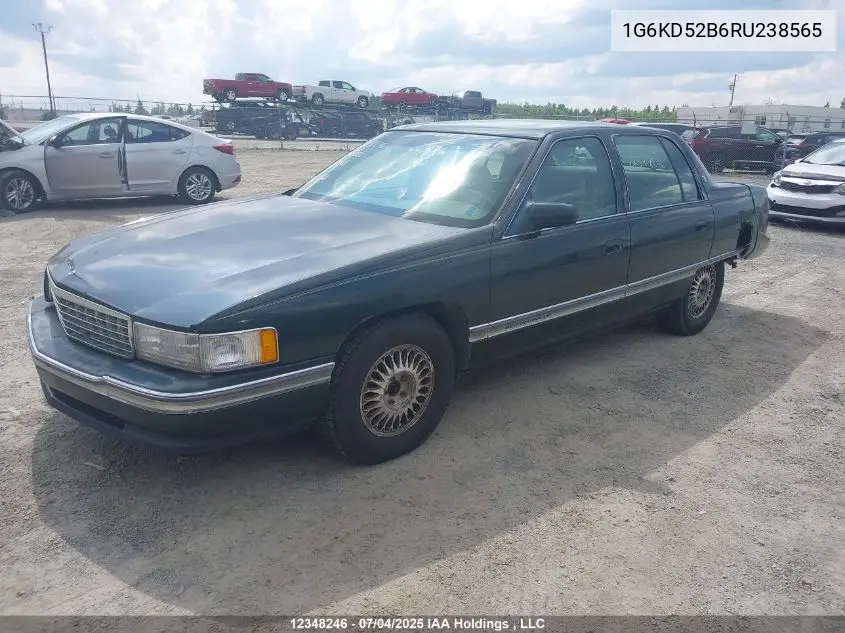 1994 Cadillac Deville VIN: 1G6KD52B6RU238565 Lot: 12348246