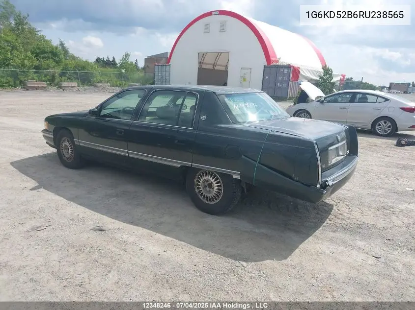 1994 Cadillac Deville VIN: 1G6KD52B6RU238565 Lot: 12348246