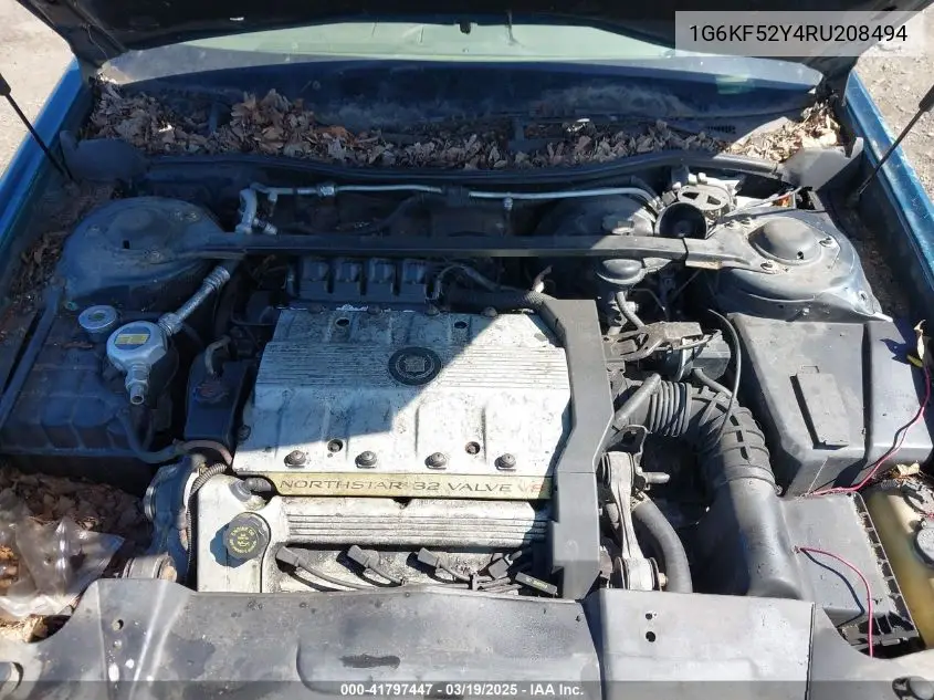 1994 Cadillac Deville Concours VIN: 1G6KF52Y4RU208494 Lot: 41797447