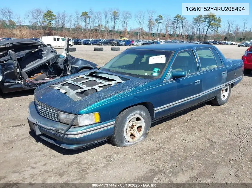 1994 Cadillac Deville Concours VIN: 1G6KF52Y4RU208494 Lot: 41797447