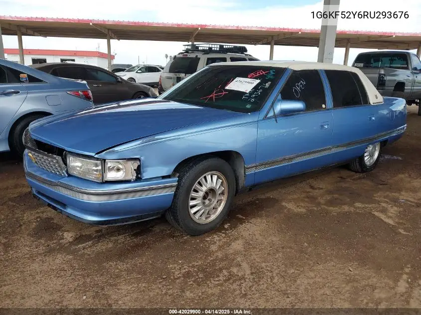 1994 Cadillac Deville Concours VIN: 1G6KF52Y6RU293676 Lot: 42029900