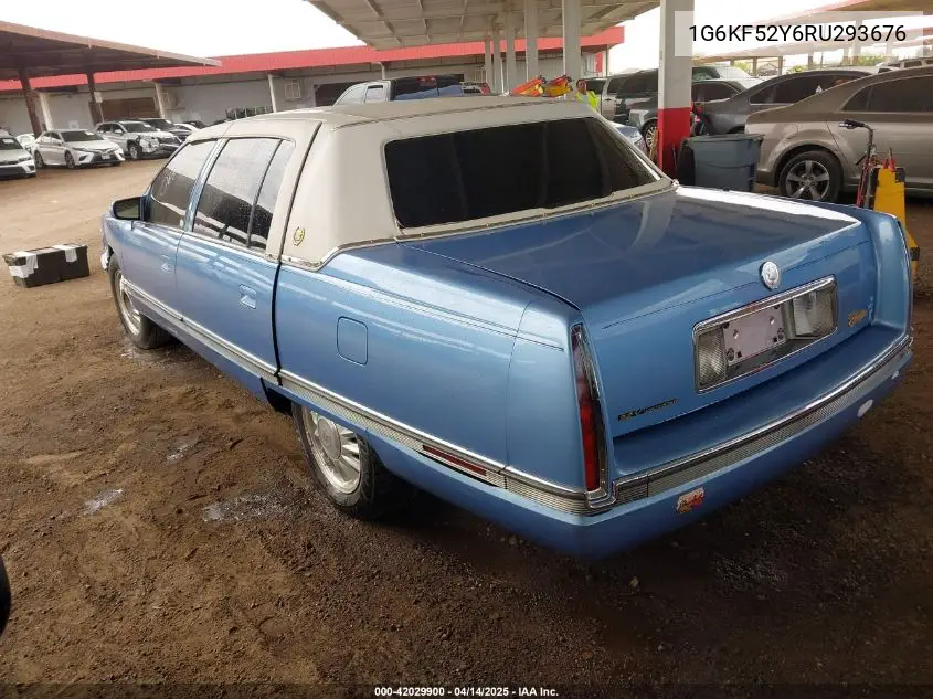 1994 Cadillac Deville Concours VIN: 1G6KF52Y6RU293676 Lot: 42029900